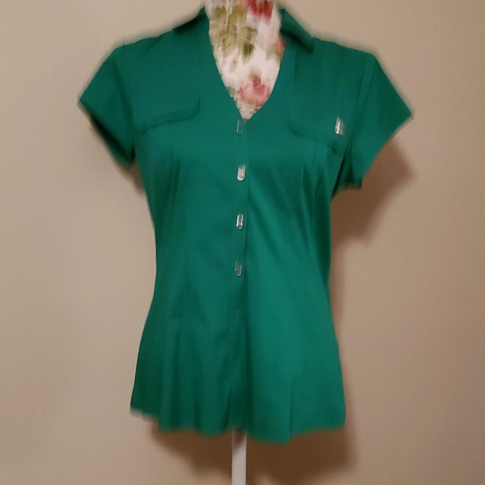 Express brand button front shirt